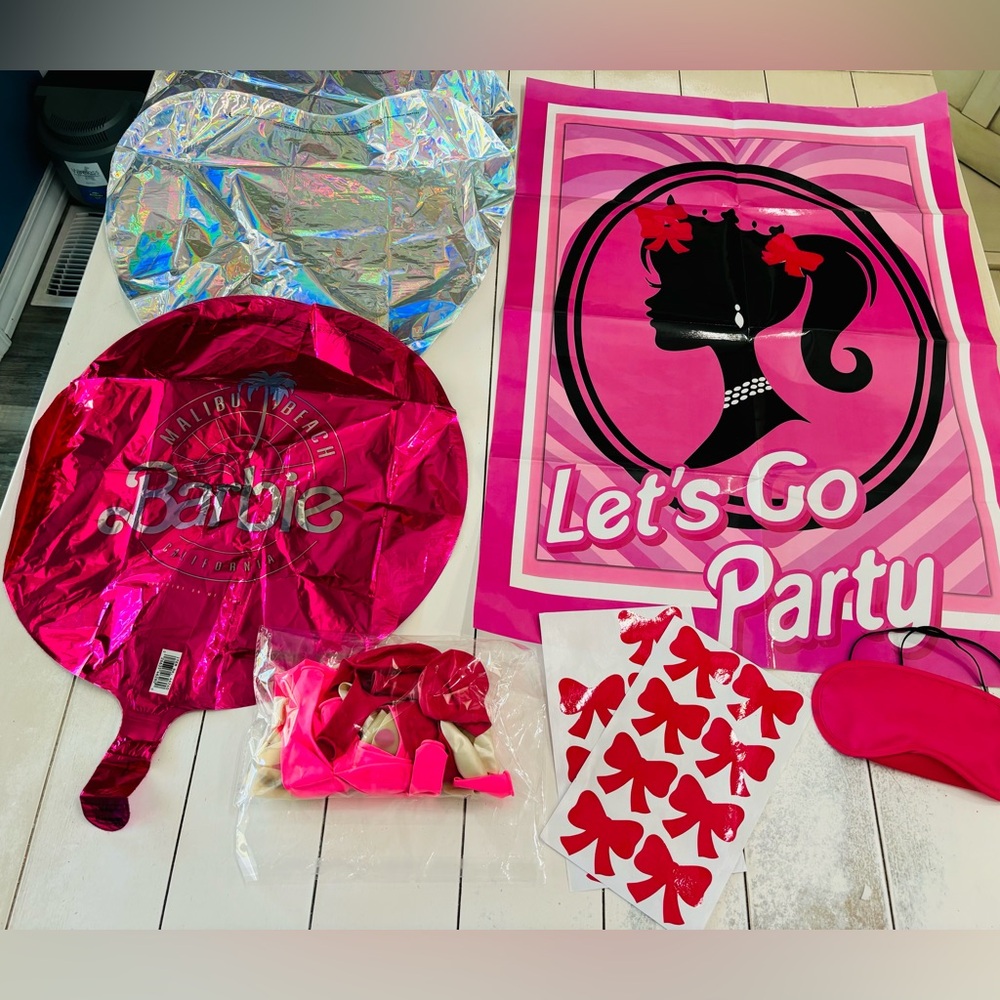 Barbie party supplies/game